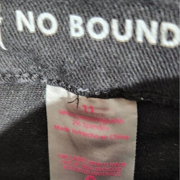No Boundaries Shorts Size 11 Womens Juniors Black Denim - Picture 6 of 10